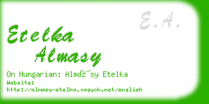 etelka almasy business card